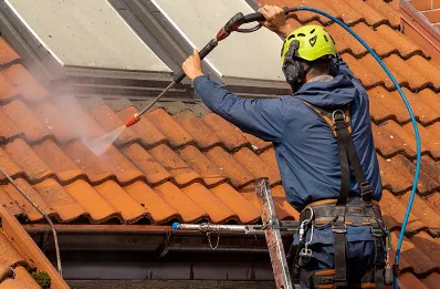 Démoussage et hydrofuge de toiture à Herré